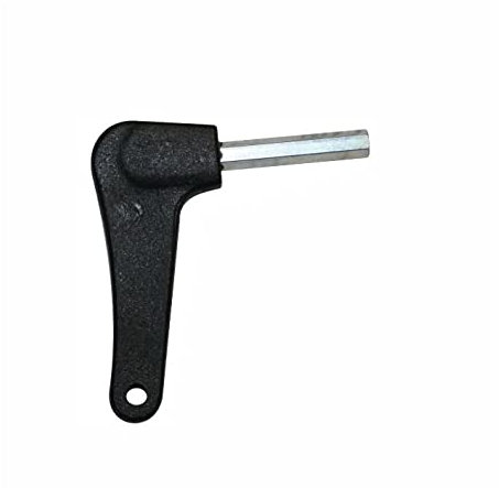 Tecno Automation ACC1XBT - Llave de desbloqueo para motor T3 para puertas batientes y para motor M2 para puertas correderas