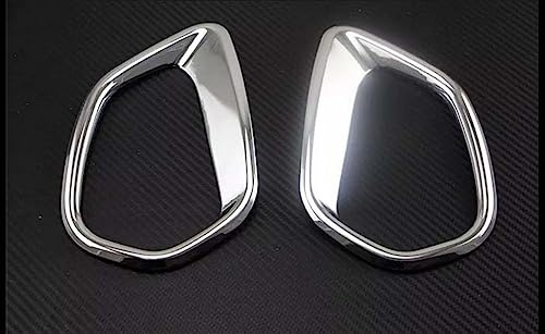 NANZU Chrome ABS Nebelschlussleuchte-Abdeckungsverkleidung, passend for 2016–2020 Mitsubishi Outlander, 2 Stück