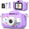 Goopow Kids Selfie Camera Toys for Girls Age 3-9,Children Digital Video Camera Toy with Cat Soft Silicone Cover,Christmas Birthday Festival Gifts for 3-9 Year Old Girls and Boys- 32GB SD Card Included