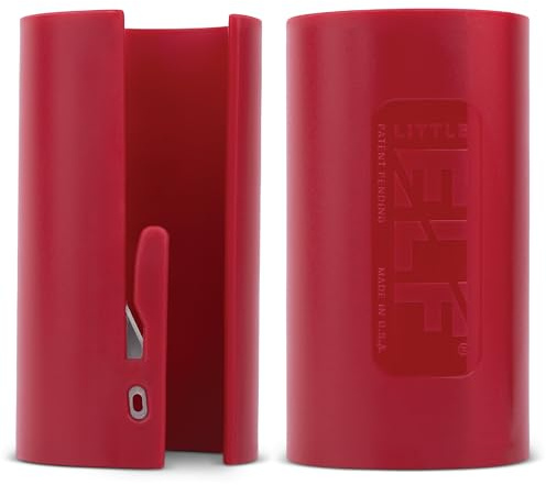 Little ELF Wrapping Paper Cutter (2-Pack) | Red Christmas Gift Wrap Cutter | As seen on Shark Tank | Made in USA | Gift Wrapping Paper Slicing Tool