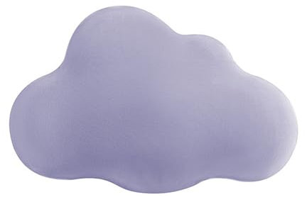 Viusneun Kuschelkissen Kinder Wolkenkissen, Weiche Flauschige Wolkenform Zierkissen Sofakissen, Plüsch Kissen Dekokissen für Kinderzimmer Schlafzimmer Deko,54 * 34cm (Lila)