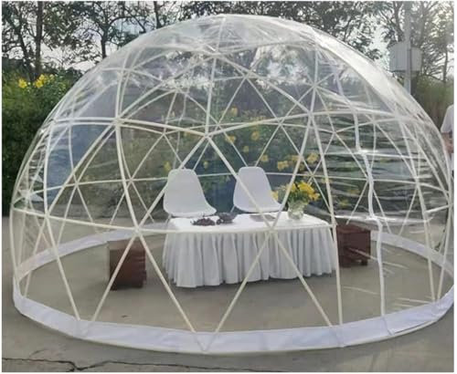GAYAYAS Tenda da Campeggio Trasparente, Tenda a Cupola a Bolle, casa a Cupola geodetica per 4 Stagioni, per pranzi all'aperto, Campeggio in Giardino, osservazione delle Stelle