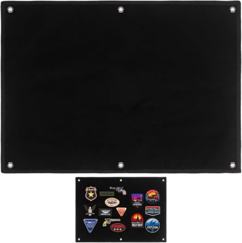 Kletttafel Patches, Klett Wand Mit Ösen, 60x40cm
