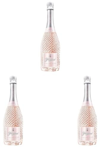 Freixenet Italian Rosé Extra Trocken (1 x 0,75 l) italienischer Spumante aus Veneto in eleganter Designerflasche mit kristallgeschliffener Diamantoptik, extra trocken und fruchtig im Geschmack