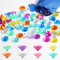 Cevikno 40 Stück Edelsteine für Kinder,30mm Diamanten Kinder, Acryl Diamanten Deko Bunt,Diamanten Kinder Spiel Diamanten Kristalle Kinder für Edelsteine Kindergeburtstag Hochzeit Vasen Tischdeko