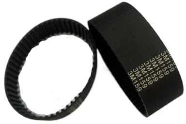 YONGETYC 2 Stücke HTD3M Zahnriemen HTD3M-126-18mm for Schneefräse HTD126-3M Zahnriemen HTD 3M 126mm