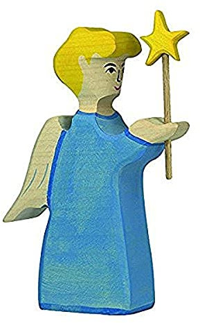Holztiger Engel mit Stern, 80288