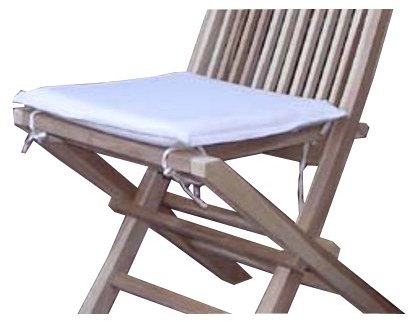 Ambientehome Sitzkissen Auflage für Stuhl, beige, ca. 42 x 40 cm