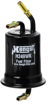 HENGST - Kraftstofffilter H249WK - Hochwertiger Kraftstoff-Leitungsfilter für KFZ - Entfernt Staub und Schmutz aus Otto- oder Dieselmotoren - Schützt das Einspritzsystem