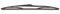Trico Exact Fit 350MM Escobilla Limpiaparabrisas Rear | 1 Escobilla Limpiaparabrisas para la Ventana Trasera
