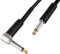 CASCHA Câble pour Guitare 6.3mm, 6m, Professionnel, Jack to Jack, pour Ampli et Guitare Électrique (Droit à Coudé), Noir