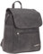 Elephant Rucksack Damen klein City 3185 Kunstleder backpack klein + Etui (Grau)