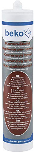BEKO Kamin-Dicht 310ml schwarz - bis +1.500 °C