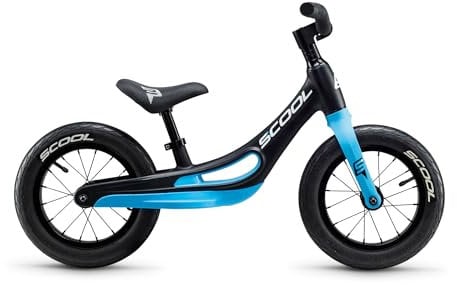 S'COOL pedeX magnesium - Black/Blue | Laufrad | ab 1 Jahr | 12 Zoll