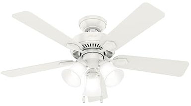 Hunter 50885 Swanson Ceiling Fan 44 inches Fresh White