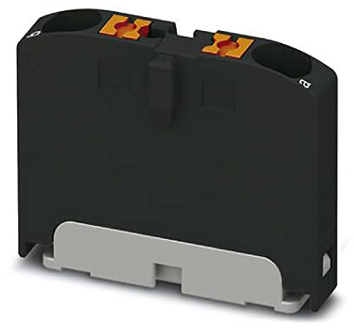 PHOENIX CONTACT PTFIX 2X2.5 BK Verteilerblock, 0.14 mm² - 4 mm² Querschnitt, 5.2mm Breite, 21.7mm Höhe, 2 Anzahl der Anschlüsse, Schwarz, 50 Stück