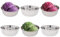 GK Global Kitchen 6PCS Stainless Steel Ice Cream Cups Small Side Snack Bowls Relish Pickle Chutney Serving Bowls Dip Condiment Sauce Seasoning Dishes Small Katori Metal Bowl (10.5cm)