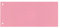 RC Trennstreifen 190g 2-Fach gelocht 22 x 10,5cm KURZ rosa 100Stück
