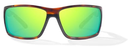 Bajio Bales Cadre de plage avec verres en verre, Marron tortue brillant, Large