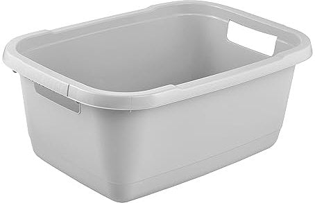 keeeper Wäschewanne, Stabiler Kunststoff, 32 l, Aenna, Nordic Grey