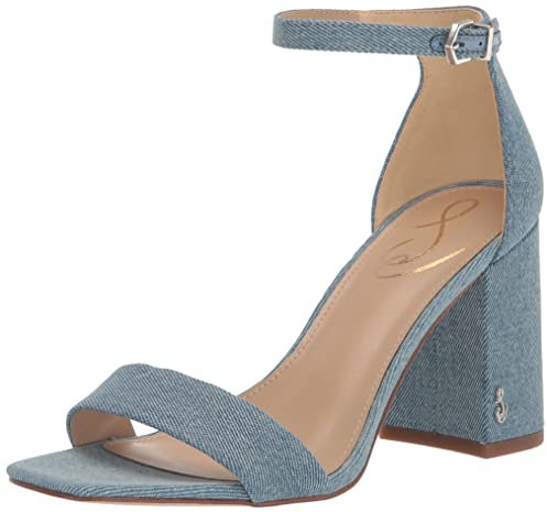 Sam Edelman Daniella Damen-Sandale mit Absatz, Montrose Blue, 40.5 EU