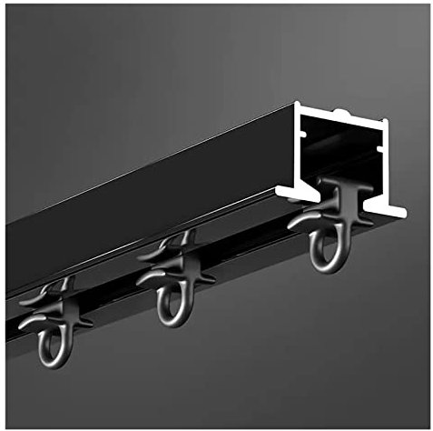 Vorhangschiene Gardinenschiene Gardinenstange Versenkte Unsichtbare Vorhangschiene Privatsphäre Raumteiler, Kommerzielle Aluminium-Deckenvorhangschiene Für Wohnzimmer, Krankenhaus, Hotel, 7 8 9 10 11