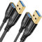 XGMATT USB 3.0 Extension Cable (1M-2pack), USB Type A Male to Female 5Gbps Data Sync USB Extender Cord Compatible with Printer, Scanner, Keyboard,HTC Vive,Card Reader,Camera, Oculus Rift,PS VR,Black