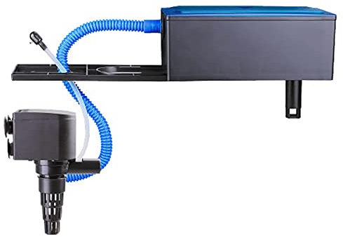 Aquarium Filter Box, 3-In-1 Internal Aquarium Filter, Fish Tank Filter, Silent Circulating Pump External Trickle Filter For Betta, Turtle, Pond Fish, Garden (880L/H)