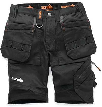 Scruffs Damen Trade Flex Holster Shorts, Schwarz, 44