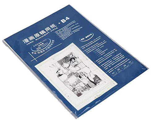 120 G Comicbuchpapier, Manuskriptpapier, 30 Blatt B4-Manga-Papier für Künstler, Studenten, Manga-Papier