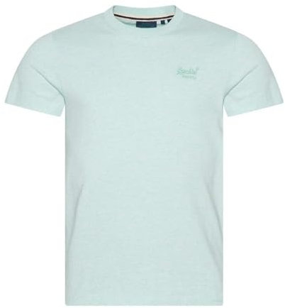 Superdry Mens Chest Logo T-Shirt Light Mint M