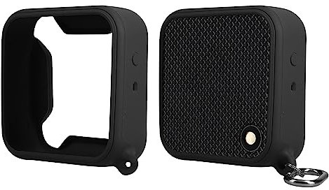 kwmobile Silicone Case Compatible with Marshall Willen - Case Protective Mini Speaker Cover - Black