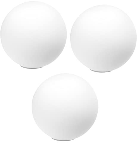 OSALADI 3pièces Abat-jour Acrylique Sphérique Pour Lampes Murales Et Plafonniers Couverture Élégante De Remplacement Pour Éclairage Intérieur Et Extérieur Compatible