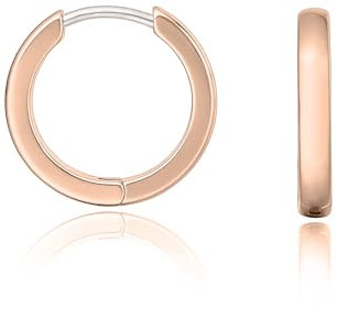 limerencia G23 Orecchini a Cerchio Anallergici per Orecchie Sensibili,Huggie Hoop Orecchini in Titanio 8 mm/10 mm/12 mm,Orecchini Argento/Oro/Oro Rosa per Donna Uomo Bambina