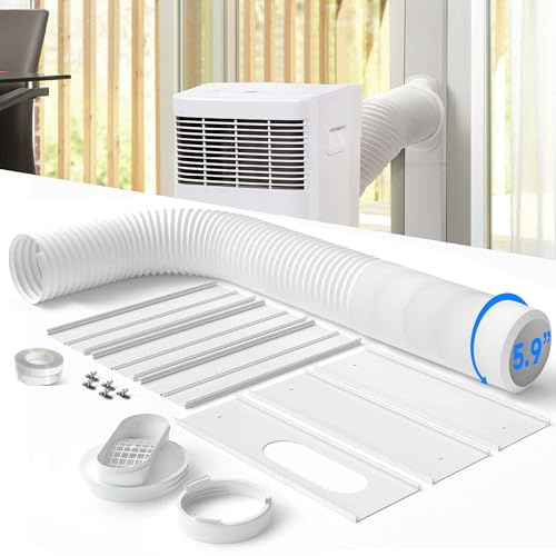 Kit d'aération portable pour climatiseur - Plaques réglables de 15 cm à 241,3 cm