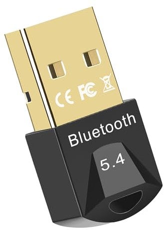 iLamvie USB Bluetooth 5.4 Adaptador Bluetooth para PC,Plug & Play, Compatible con Windows 11/10 / 8.1/7, para Computadora Portátil Impresora Auricular Ratón.