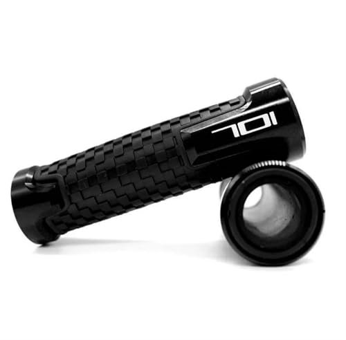 HUISI Fit for Husqvarna 701 Supermoto & Enduro Motorcycle 7/8'' 22mm Motorcycle Handlebar Hand Grips Handle Bar End Cap(Black)