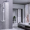 HOMELODY Duschsystem mit Thermostat Chrom