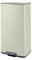 Tower T838020C 40L Rectangular Pedal Bin with Removable Inner Bucket and Filter Compartment, Durable Carbon Steel, Cream