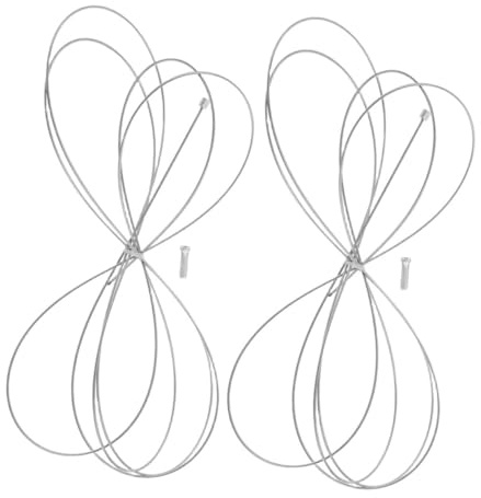 GOOHOCHY 2pcs Mountain Bike Gear Cable and Brake Wire Set Stainless Steel Universal Bicycle Transmission Line 2.1m Length Suitable for Road and Folding Bikes