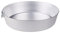 Pentole Agnelli Family Cooking Alluminio Tortiera Conica con Anello, Argento, 34 cm
