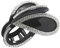 Meilliwish Diamante Farfalla Clip di capelli capelli Artiglio (D14)(Nero)