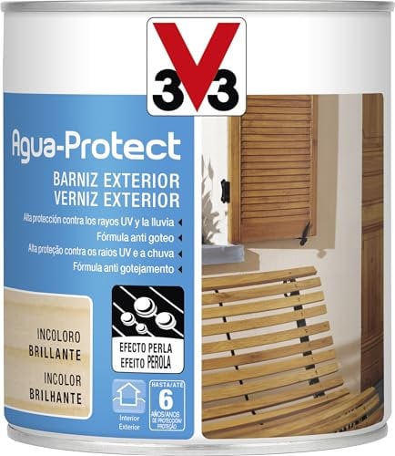 Barniz Exterior Agua Protect Brillante Incoloro 0,75l