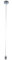 BRIA Clear Pendant Cord Ceiling Light with Chrome Plated E27 Edison Fitting