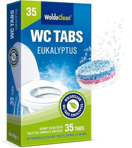 WC tabletas fórmula de poder 3 fases frescura de eucalipto - 35 tabletas a 25g
