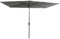Happy Garden Parasol Droit HAPUNA rectangulaire 2x3m Gris avec manivelle. Parasol Droit inclinable.