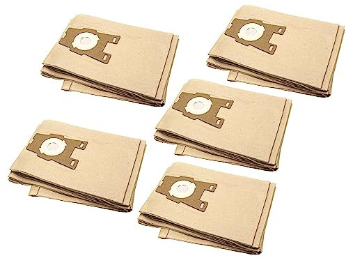 vhbw 50x Bolsa aspiradora reemplaza Kirby 197201, 197299, 197301, 204808, 204811 para aspiradora - papel, 32 cm x 23 cm, color arena