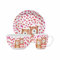 PPD Paperproducts Design Kindergeschirr Set 3-teilig, Teller ø 21 cm / Schüssel ø 12 cm / Tasse 250 ml, Kids-Set aus New Bone China, Motiv: Love Bears