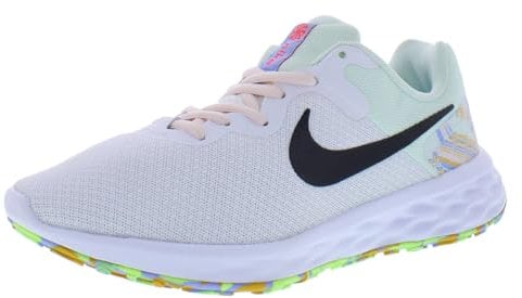 NIKE Revolution 6 NN PRM Womens Running Trainers DO9475 Sneakers Shoes (UK 4.5 US 7 EU 38, White Dark Smoke Grey 100)