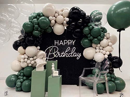 Kate Panneau Mural Scintillant Carré à Paillettes - Noir Fond Photo Brillant Décoration pour Anniversaires, Fêtes, Mariages et Festivités 30×30 cm (12 Pièces)